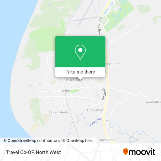 Travel Co-OP map