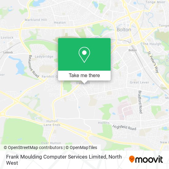 Frank Moulding Computer Services Limited map