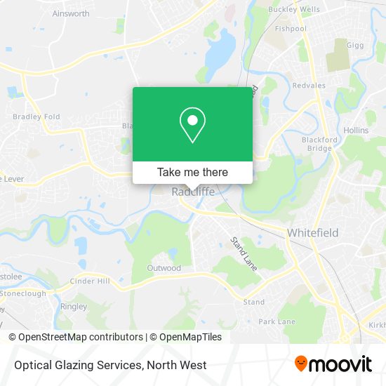 Optical Glazing Services map