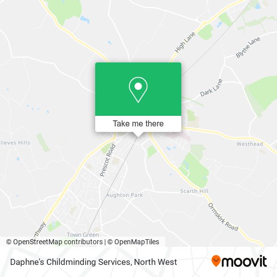 Daphne's Childminding Services map