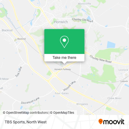 TBS Sports map