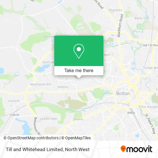 Till and Whitehead Limited map