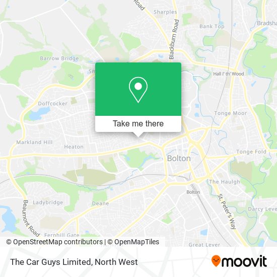 The Car Guys Limited map