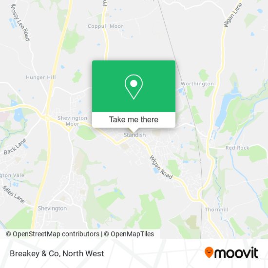 Breakey & Co map
