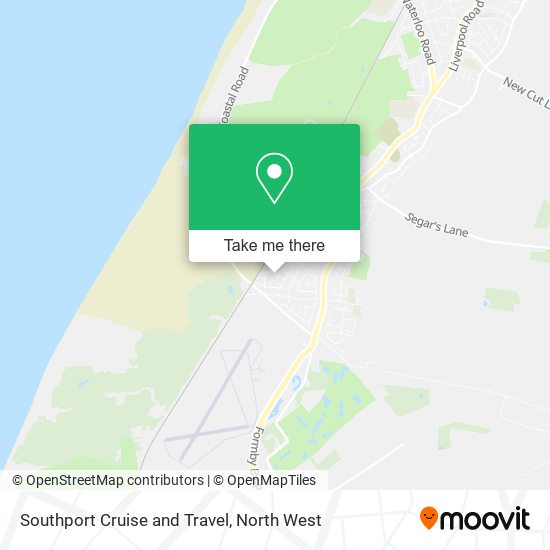 Southport Cruise and Travel map