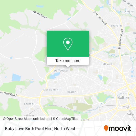 Baby Love Birth Pool Hire map