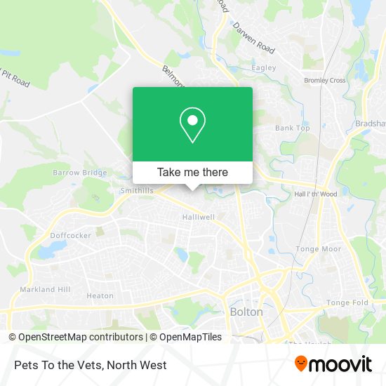 Pets To the Vets map