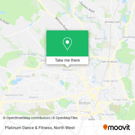 Platinum Dance & Fitness map