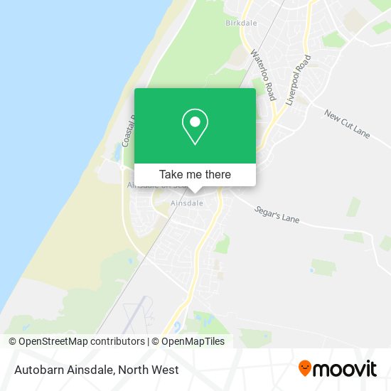 Autobarn Ainsdale map