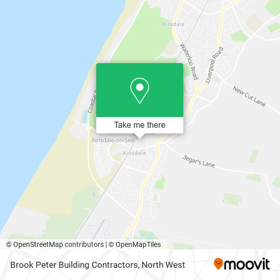 Brook Peter Building Contractors map