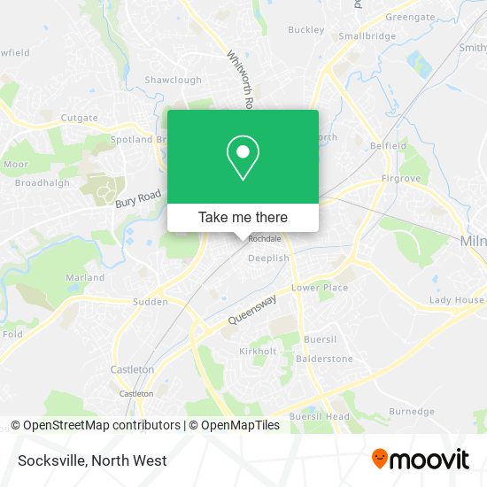 Socksville map