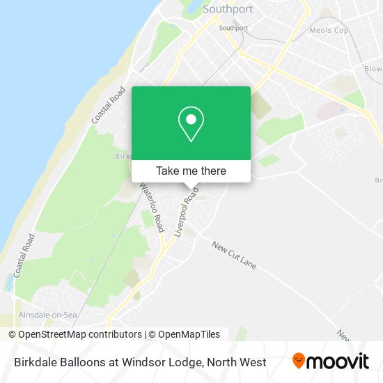 Birkdale Balloons at Windsor Lodge map