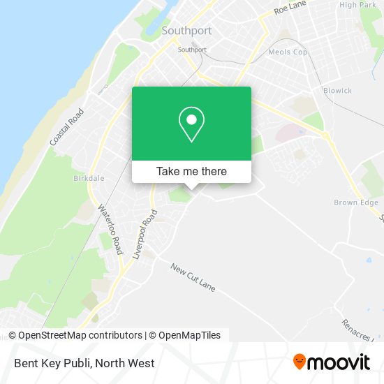 Bent Key Publi map