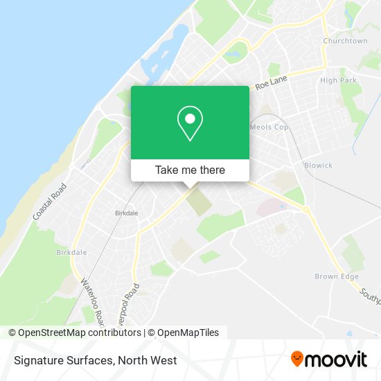 Signature Surfaces map
