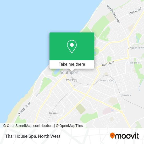 Thai House Spa map