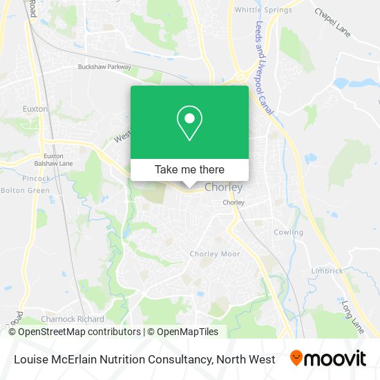 Louise McErlain Nutrition Consultancy map