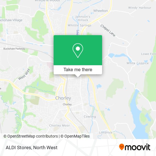 ALDI Stores map
