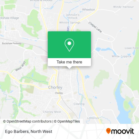 Ego Barbers map