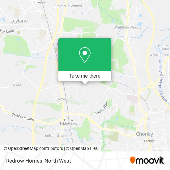 Redrow Homes map
