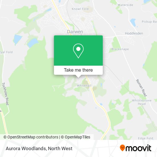 Aurora Woodlands map