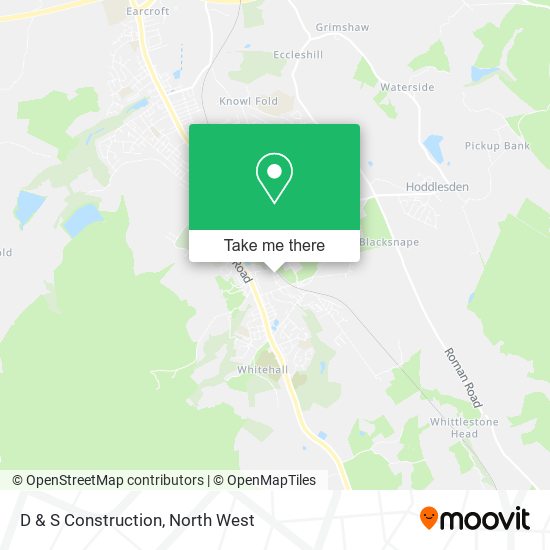 D & S Construction map