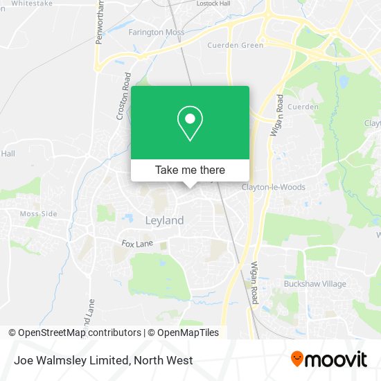 Joe Walmsley Limited map