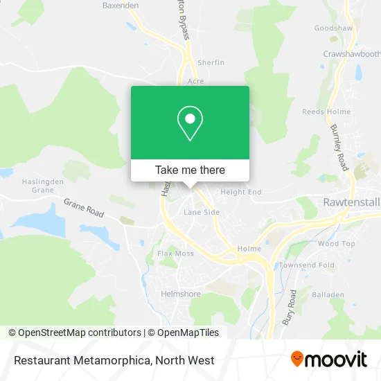 Restaurant Metamorphica map