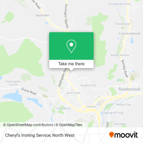 Cheryl's Ironing Service map