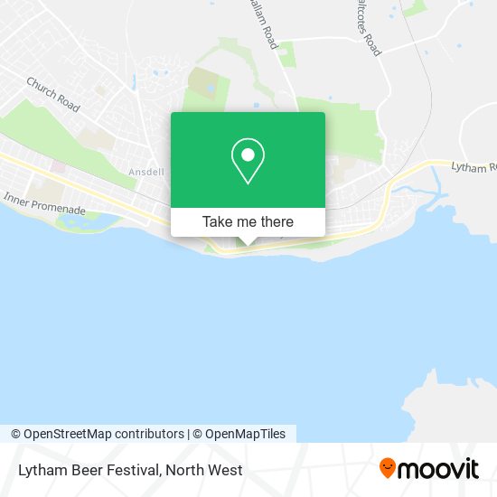 Lytham Beer Festival map
