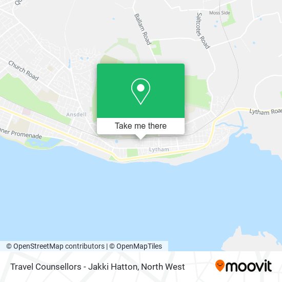 Travel Counsellors - Jakki Hatton map