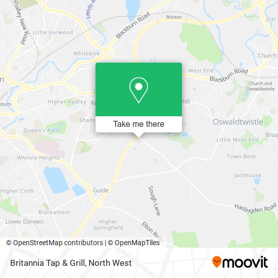 Britannia Tap & Grill map