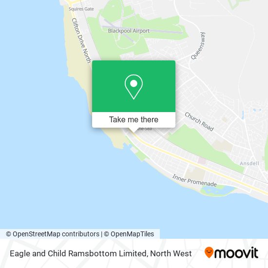 Eagle and Child Ramsbottom Limited map