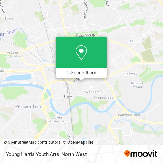 Young Harris Youth Arts map