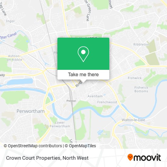 Crown Court Properties map