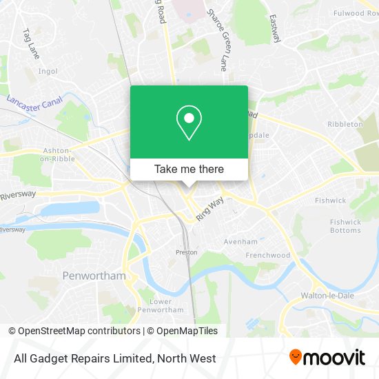 All Gadget Repairs Limited map