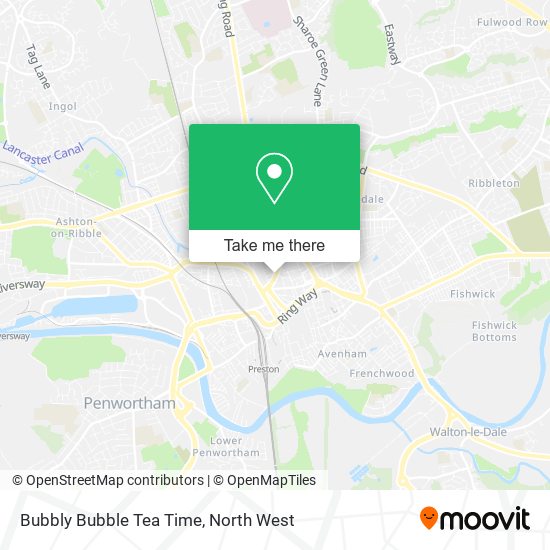 Bubbly Bubble Tea Time map