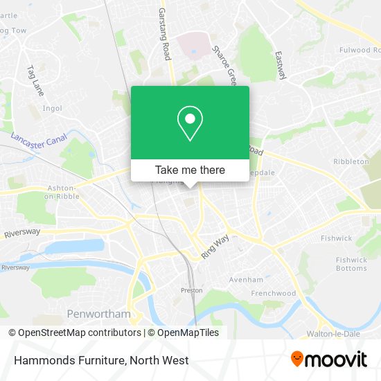 Hammonds Furniture map