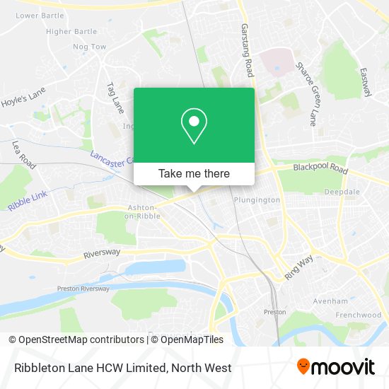 Ribbleton Lane HCW Limited map