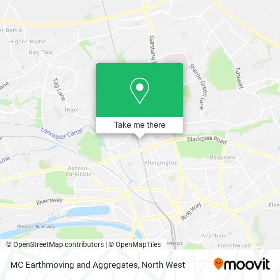 MC Earthmoving and Aggregates map