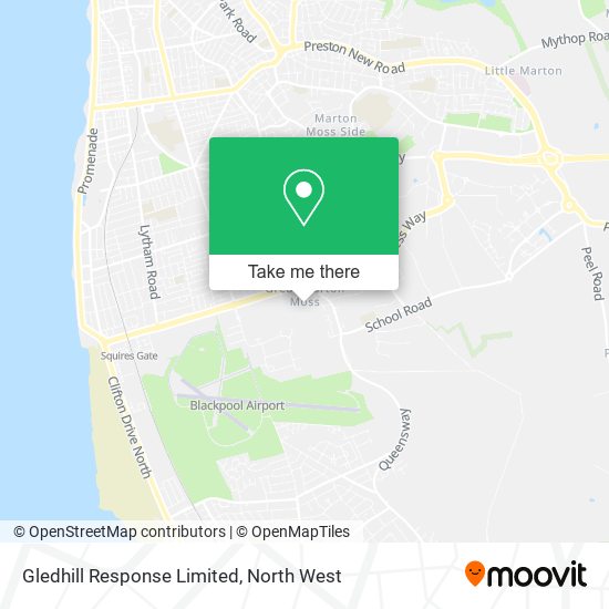 Gledhill Response Limited map