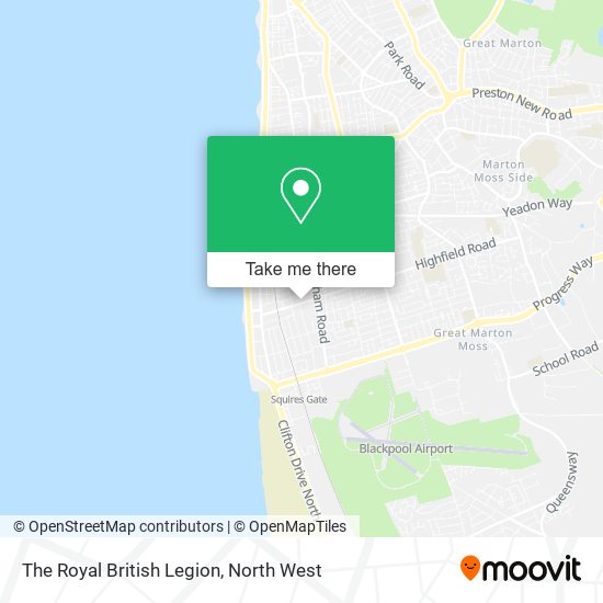 The Royal British Legion map