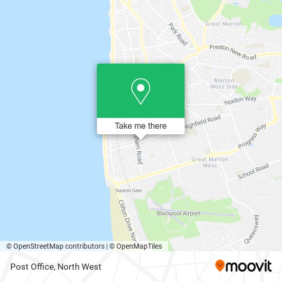 Post Office map
