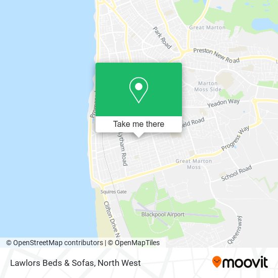 Lawlors Beds & Sofas map