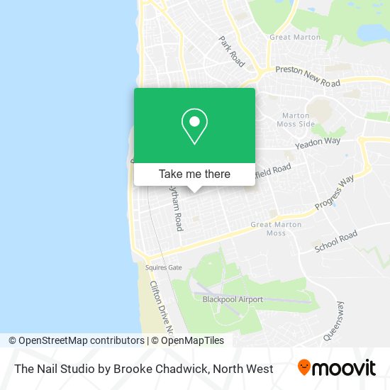 The Nail Studio by Brooke Chadwick map