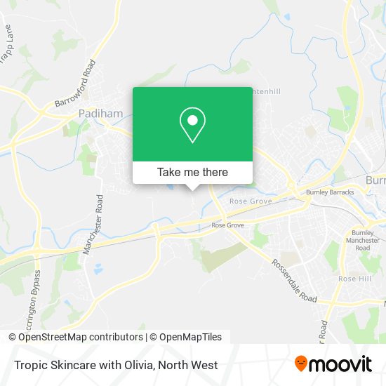 Tropic Skincare with Olivia map