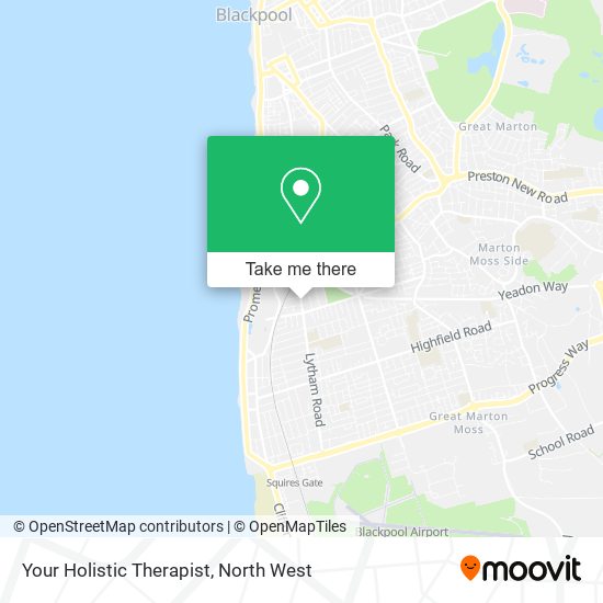 Your Holistic Therapist map