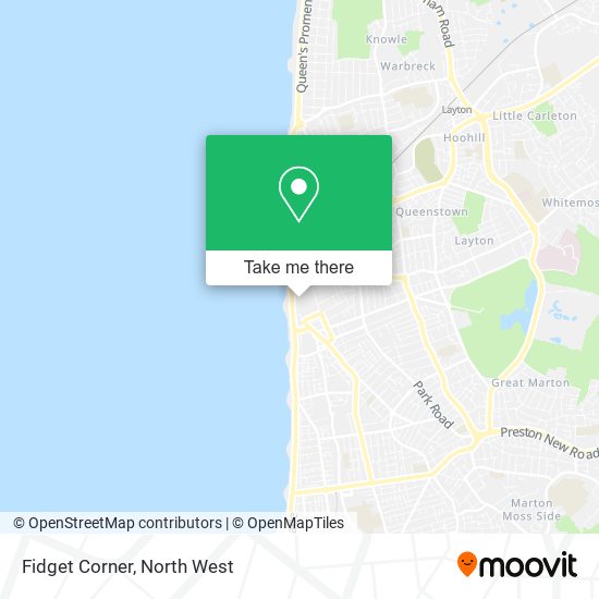 Fidget Corner map