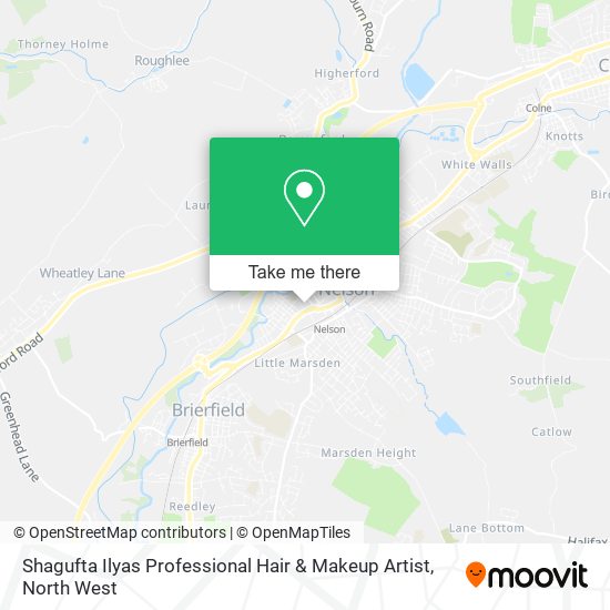 Shagufta Ilyas Professional Hair & Makeup Artist map