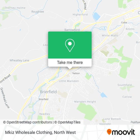 Mkiz Wholesale Clothing map