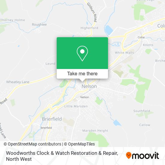 Woodworths Clock & Watch Restoration & Repair map